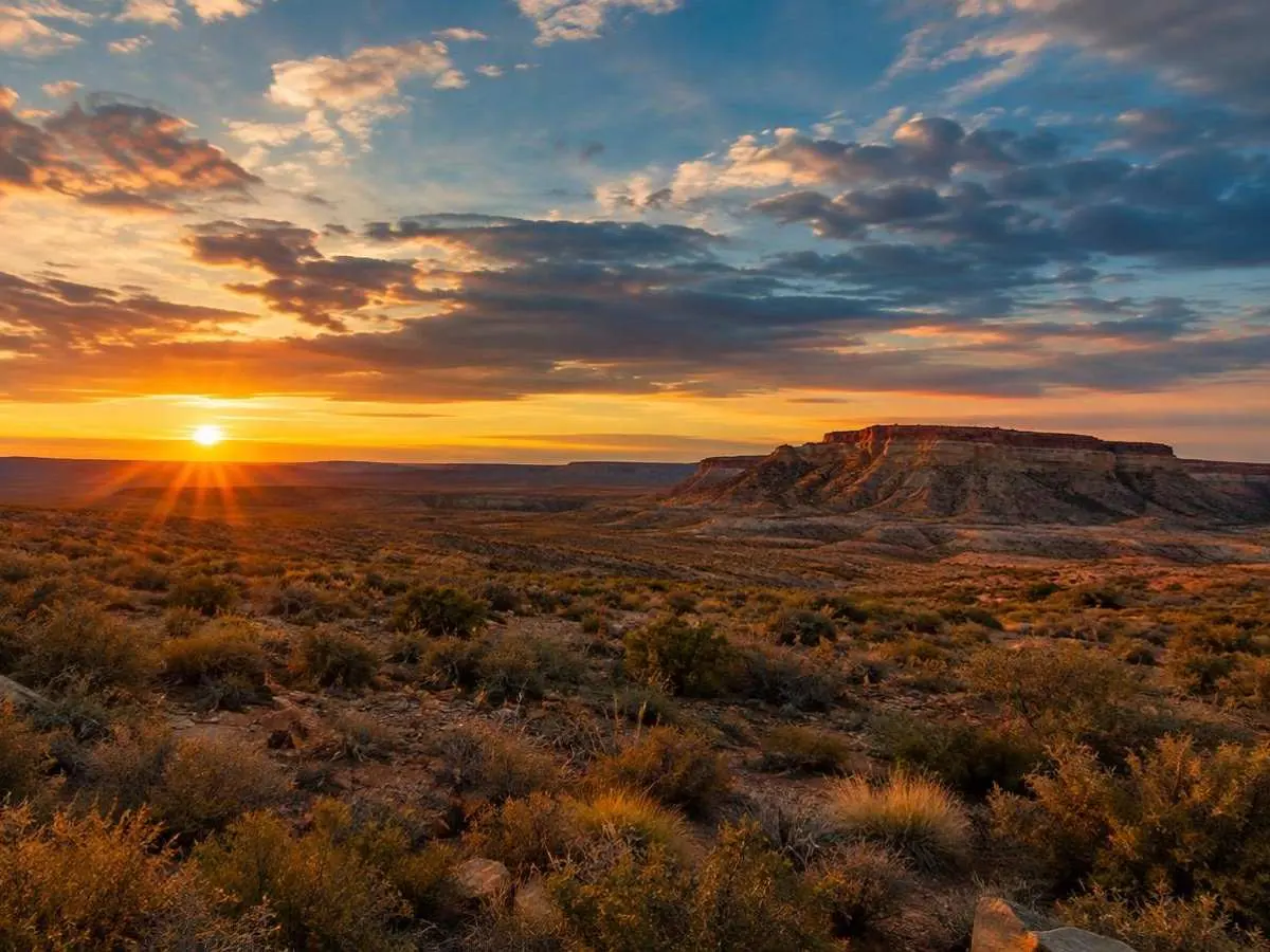 West Texas mesa at sunrise West Texas mesa at sunrise