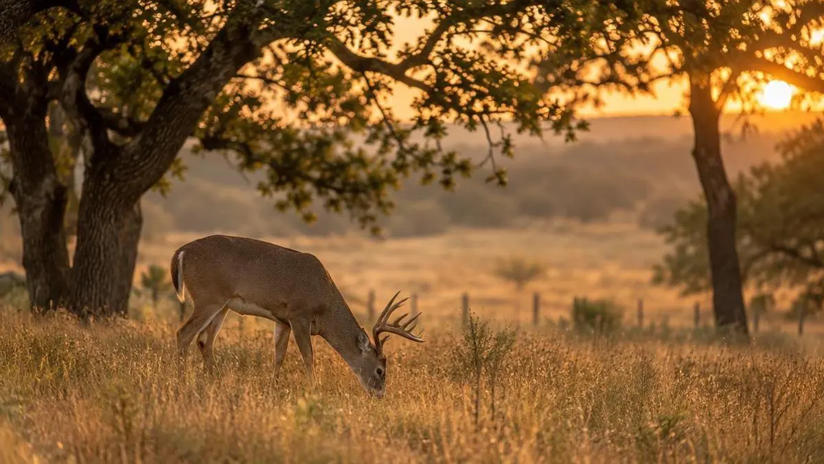 Whitetail Deer in the Texas Landscape Whitetail Deer in the Texas Landscape