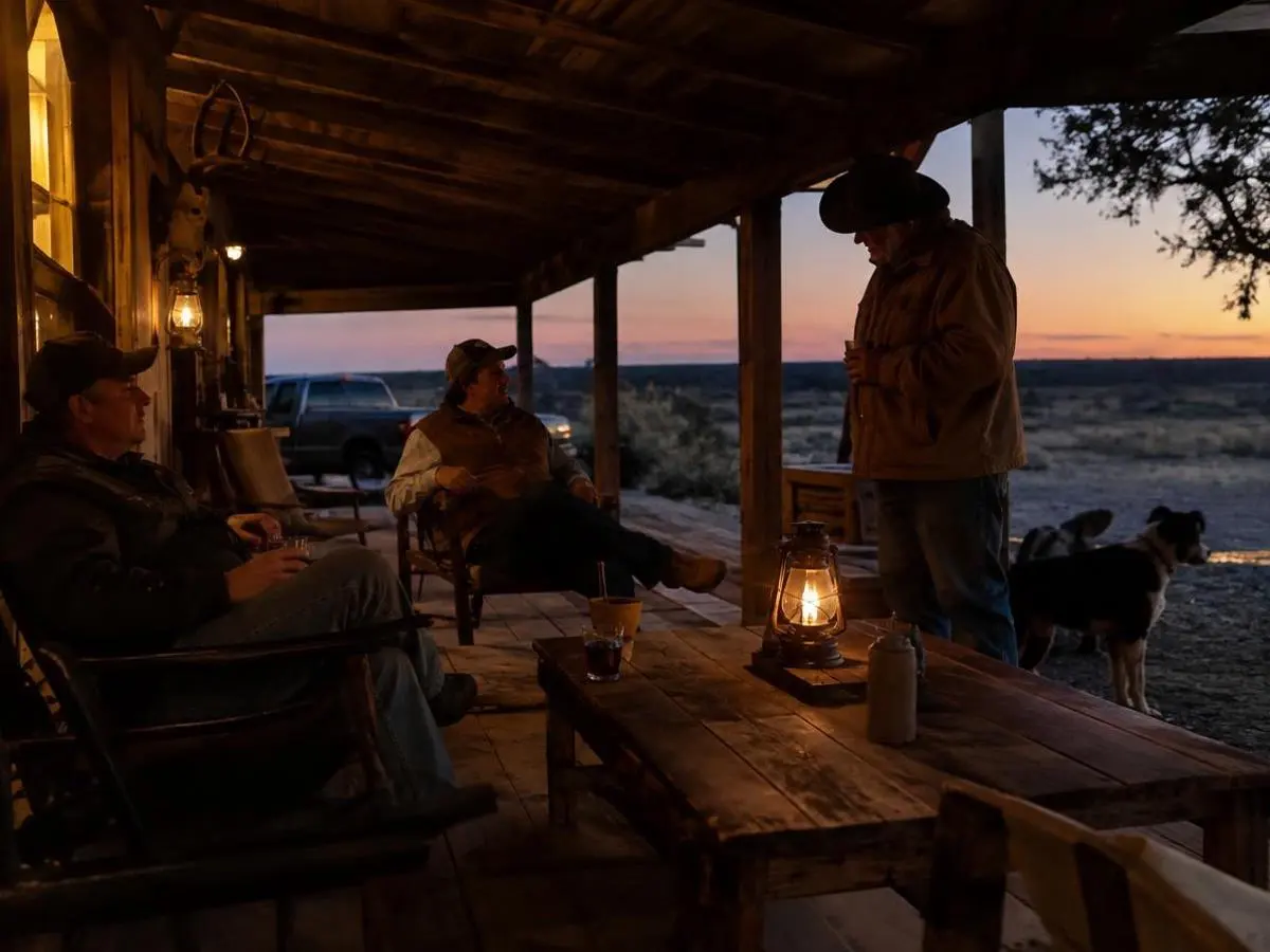 Evening on the porch